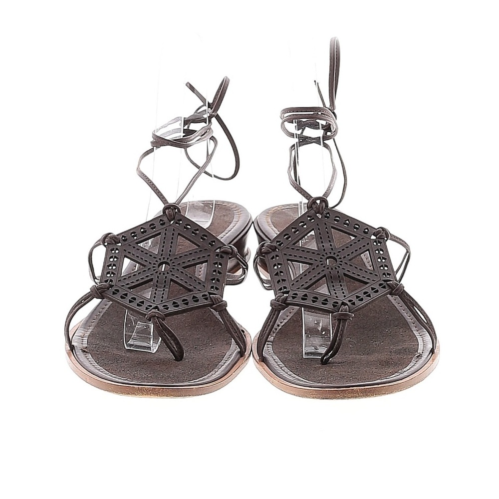 Amalfi gladiator mini wedge choc brown Sandals
